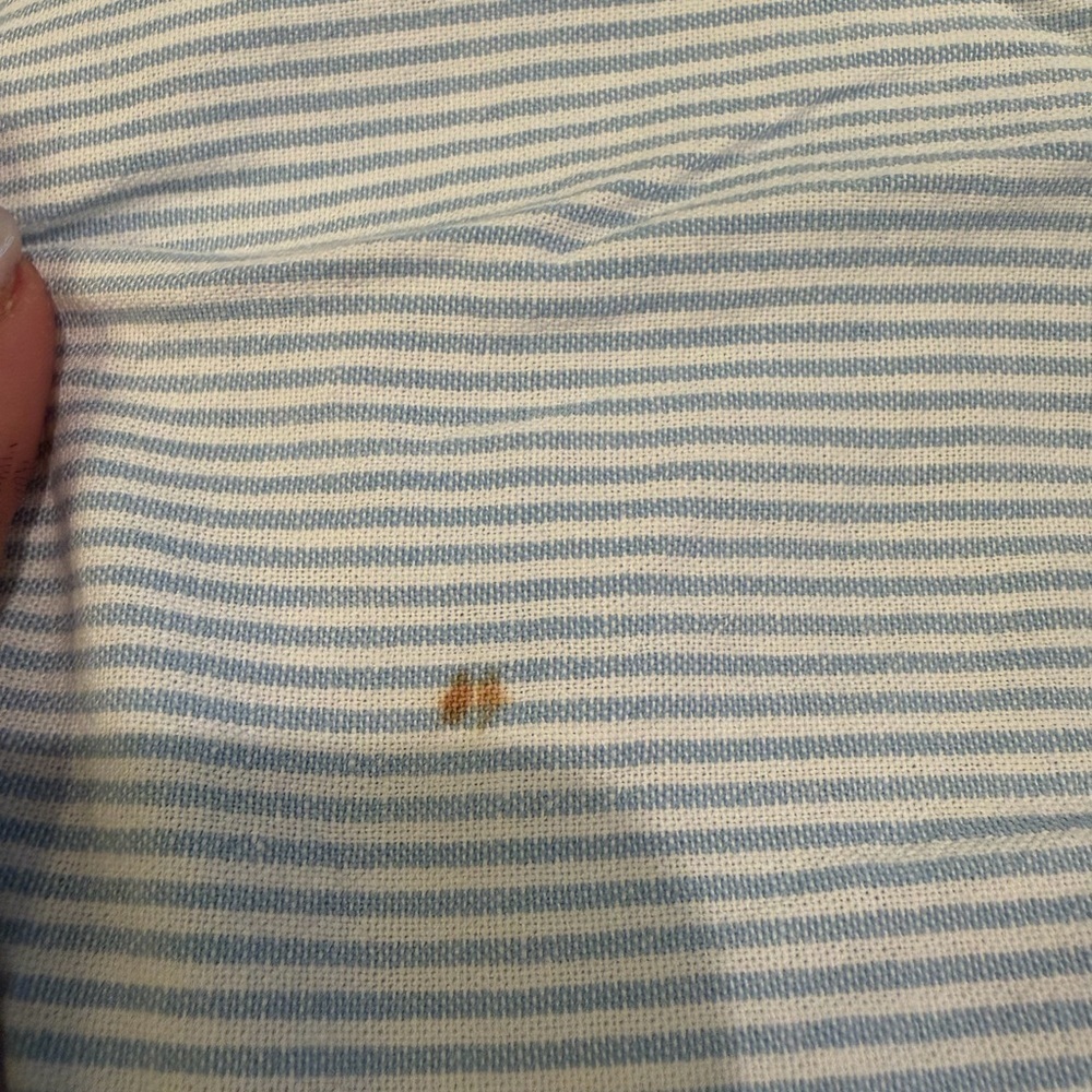 Vintage 90s Y2K Jordache Striped Blue Button Up - Picture 10 of 10